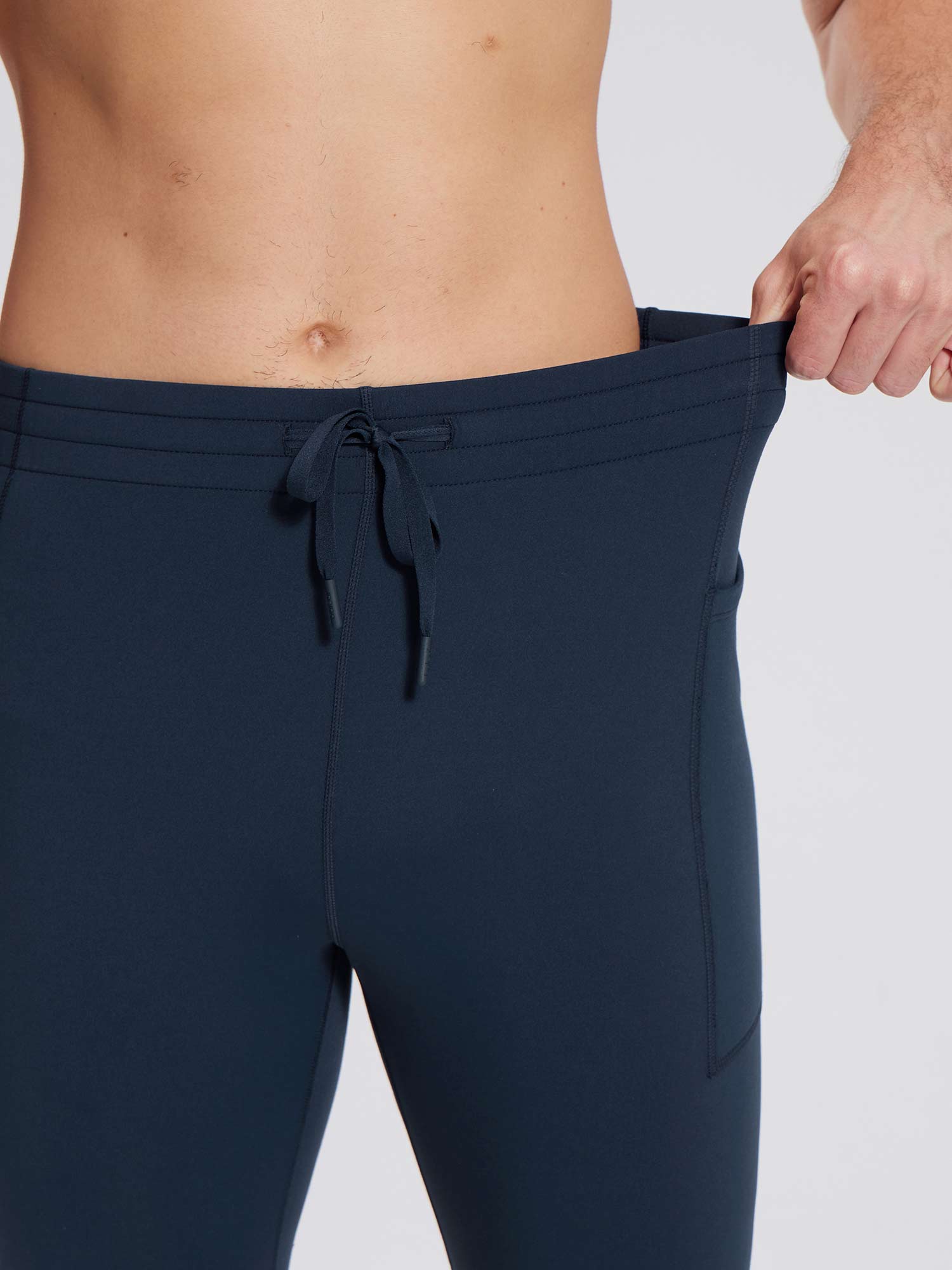 Herren Sporthose Winter Trainingshose Atmungsaktiv und Lang Tight Laufhose