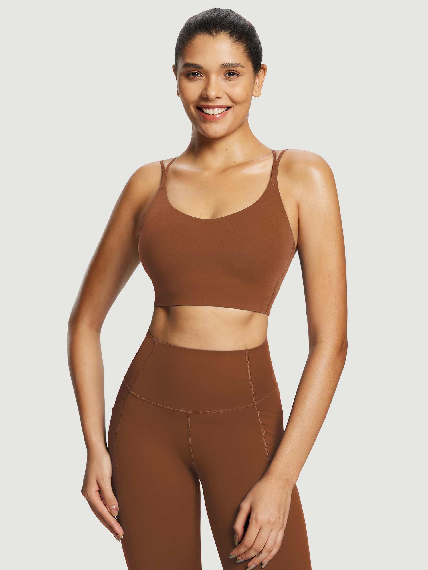 Freeleaf Sport-BH überkreuzten Trägern,für geringe Intensität - DE-Baleaf