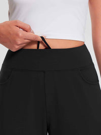 Damen Winter Stretch Wanderhose Schnelltrocken Leichte mit Reißverschlusstasche Freizeithose