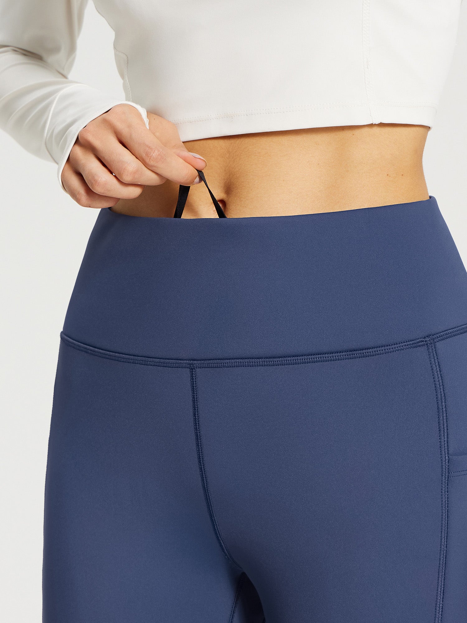 Laufhose aus dickem Fleece schmal geschnitten Leggings