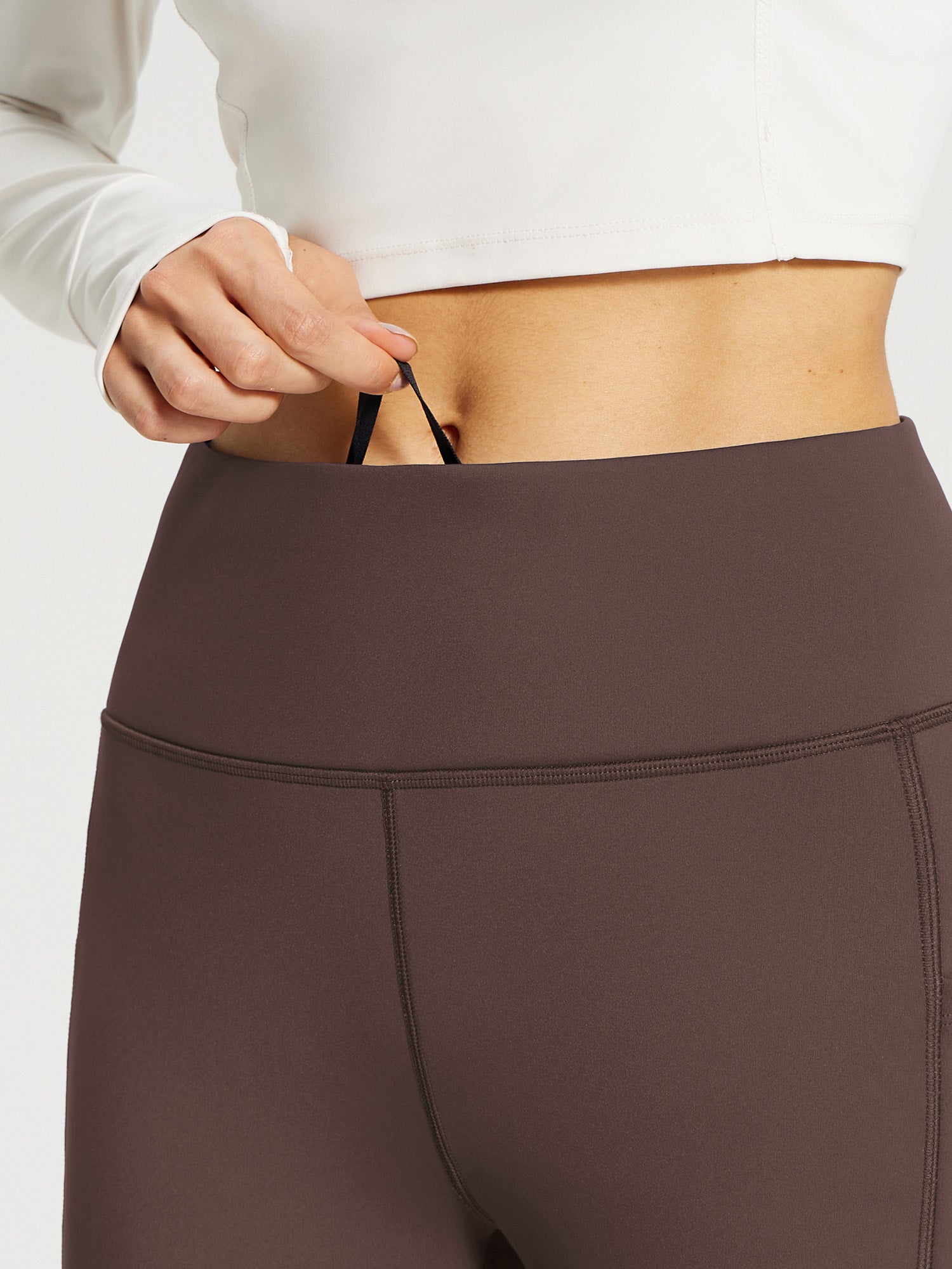 Laufhose aus dickem Fleece schmal geschnitten Leggings