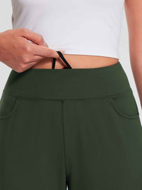 Damen Winter Stretch Wanderhose Schnelltrocken Leichte mit Reißverschlusstasche Freizeithose