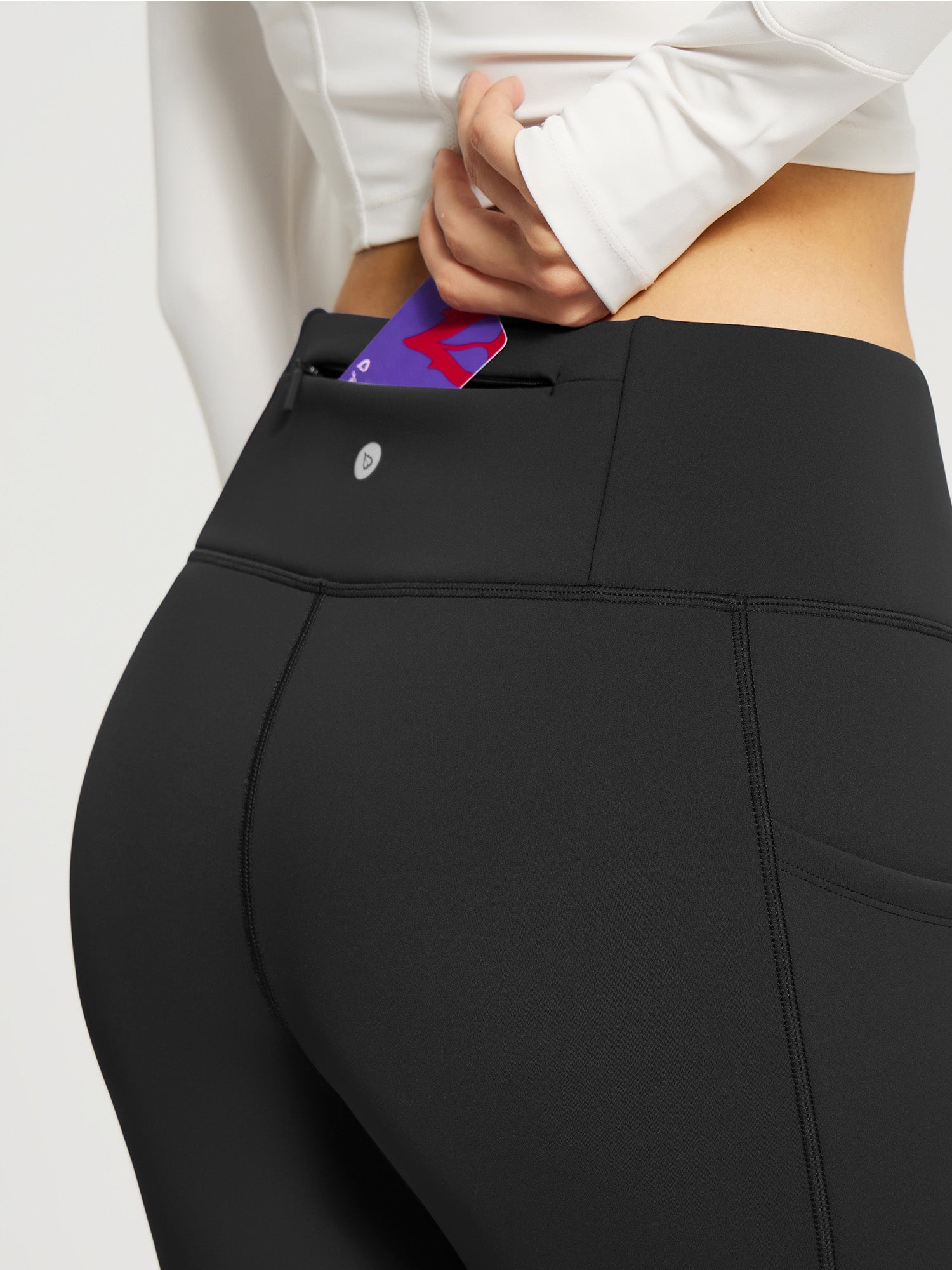 Laufhose aus dickem Fleece schmal geschnitten Leggings