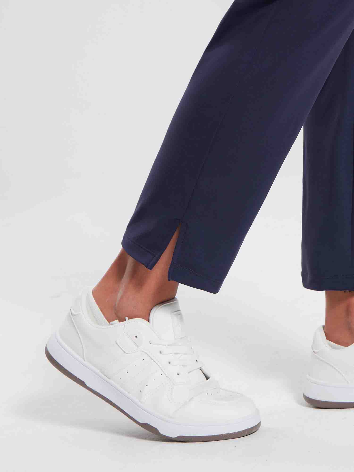 Damen Winter Stretch Wanderhose Schnelltrocken Leichte mit Reißverschlusstasche Freizeithose