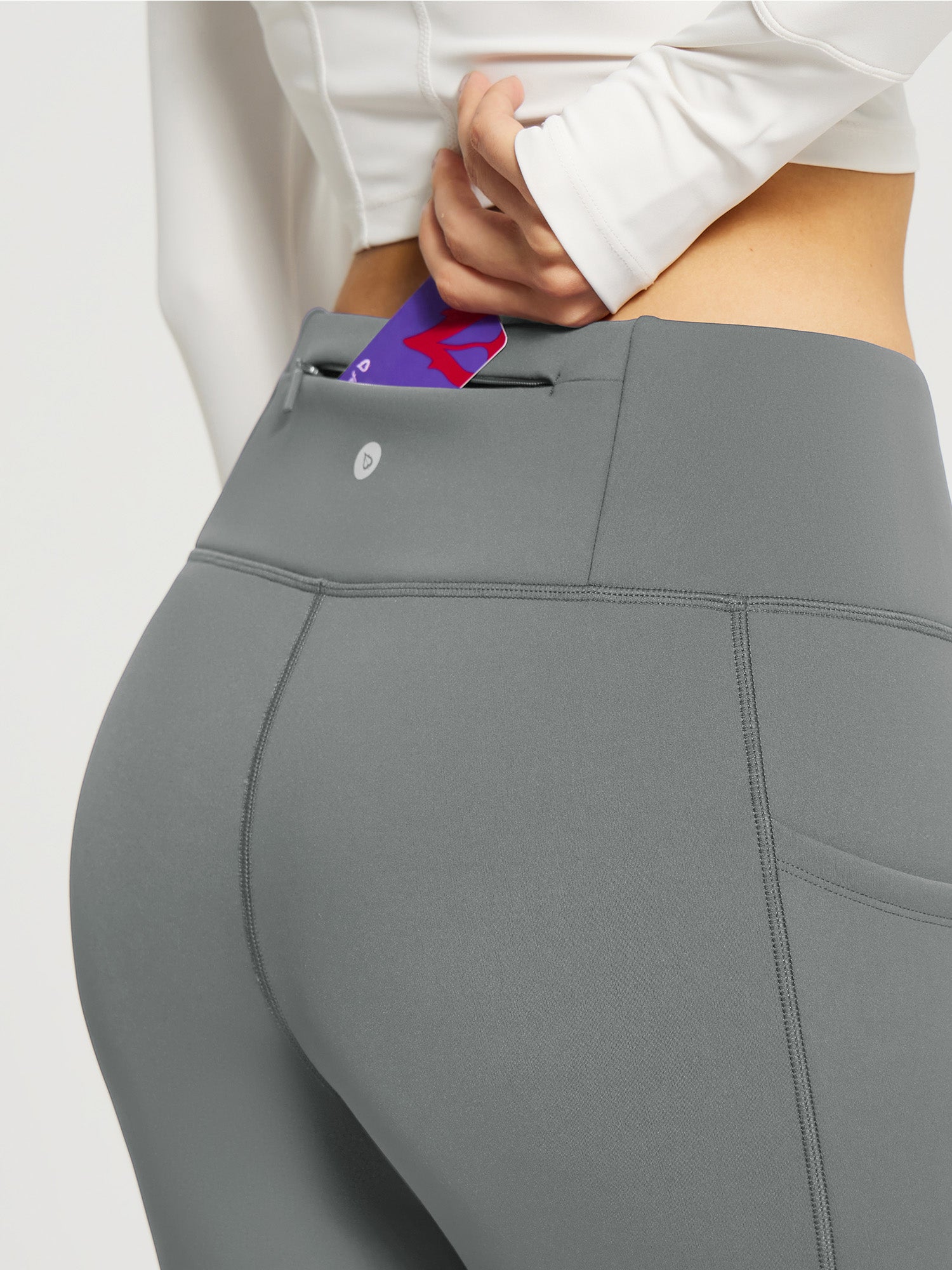 Laufhose aus dickem Fleece schmal geschnitten Leggings