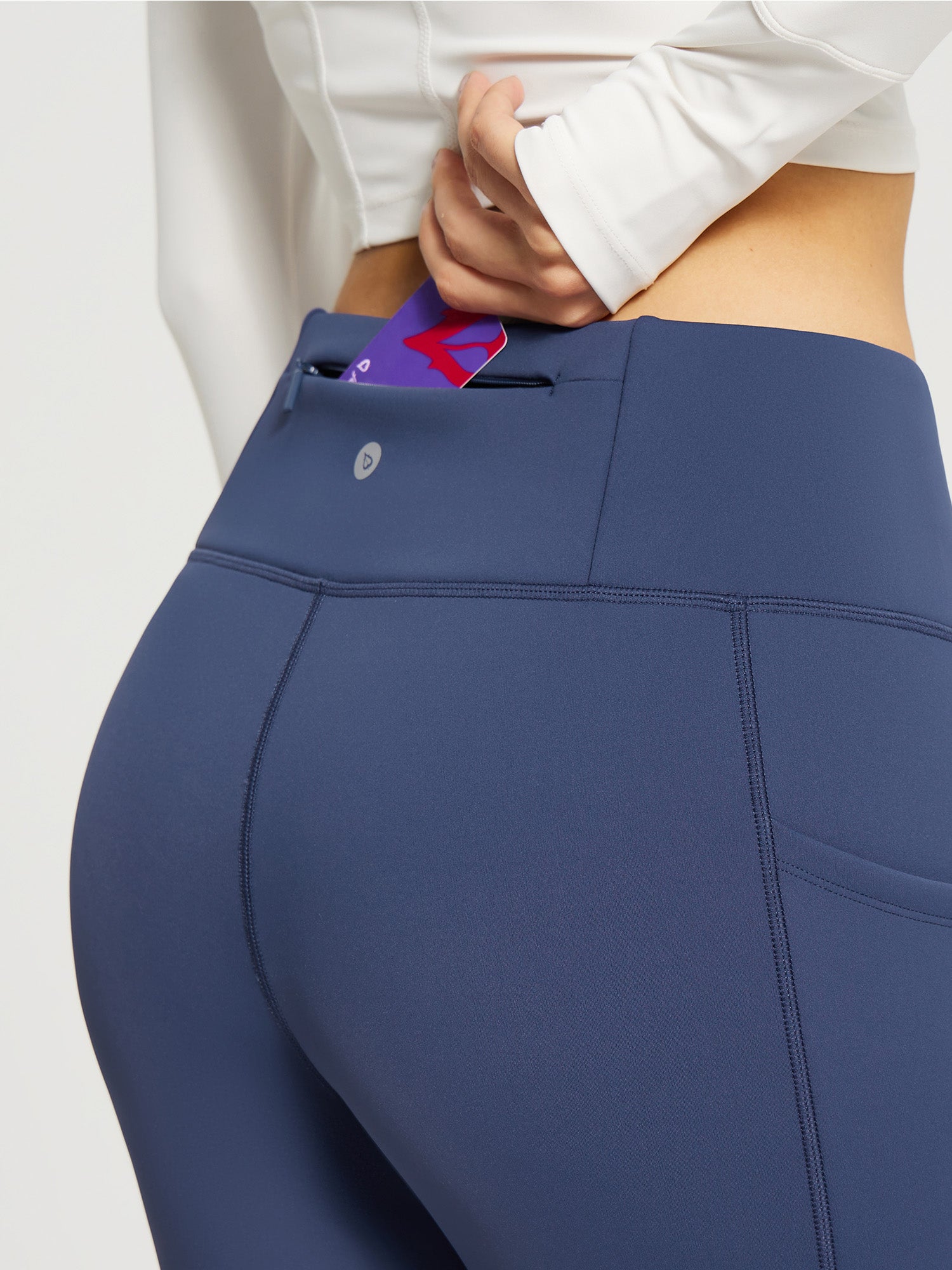 Laufhose aus dickem Fleece schmal geschnitten Leggings