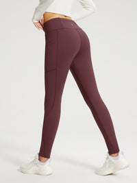 Laufhose aus dickem Fleece schmal geschnitten Leggings