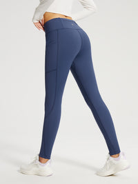 Laufhose aus dickem Fleece schmal geschnitten Leggings