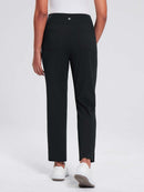 Damen Winter Stretch Wanderhose Schnelltrocken Leichte mit Reißverschlusstasche Freizeithose