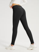 Laufhose aus dickem Fleece schmal geschnitten Leggings
