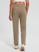 Damen Winter Stretch Wanderhose Schnelltrocken Leichte mit Reißverschlusstasche Freizeithose