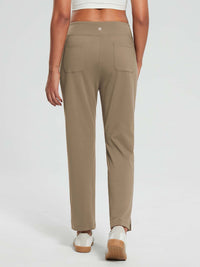 Damen Winter Stretch Wanderhose Schnelltrocken Leichte mit Reißverschlusstasche Freizeithose