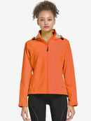 Damen Regenjacke Wasserdicht Atmungsaktiv Radjacke
