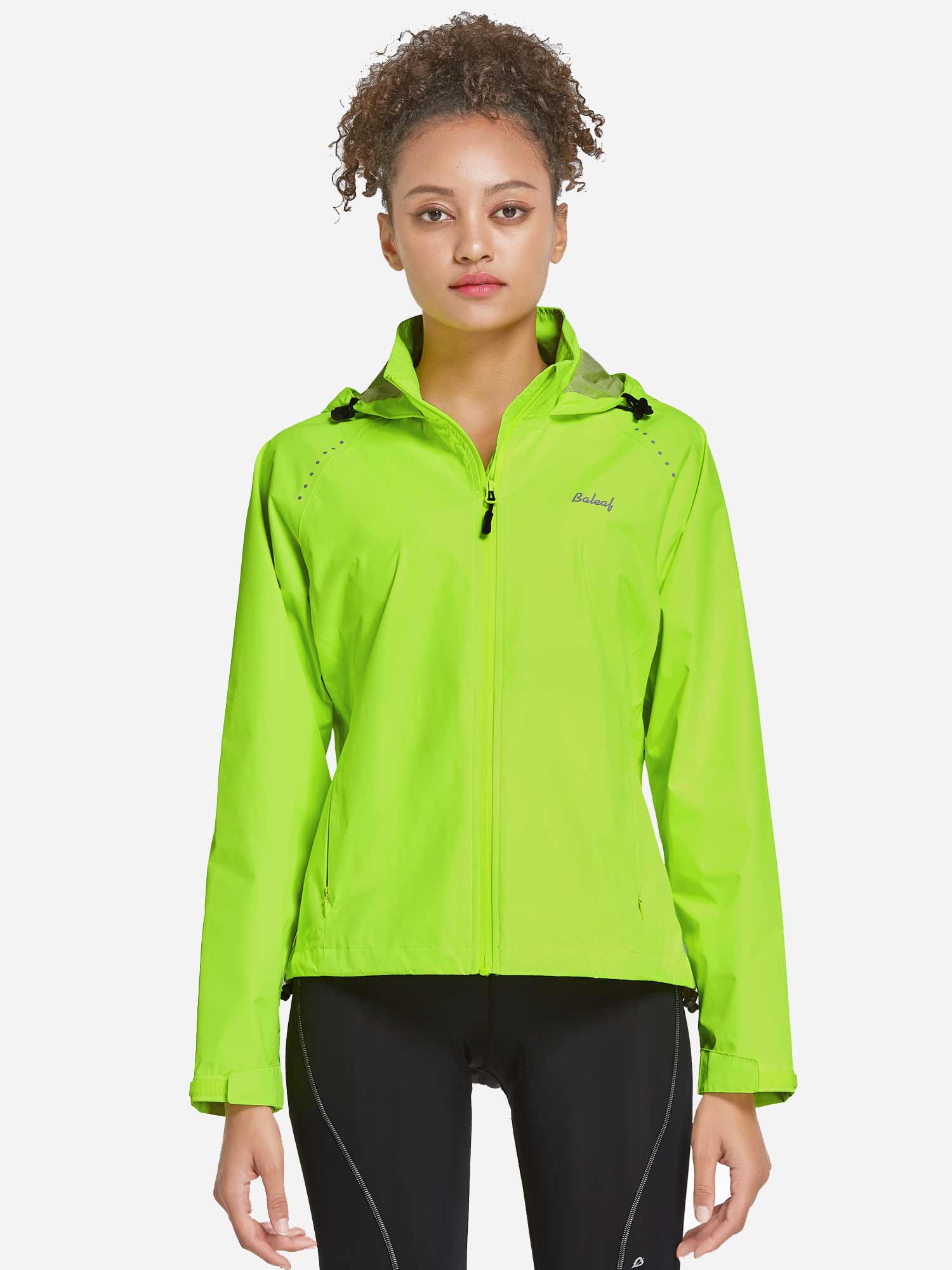 Damen Regenjacke Wasserdicht Atmungsaktiv Radjacke