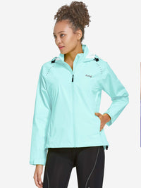 Damen Regenjacke Wasserdicht Atmungsaktiv Radjacke
