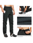 Herren Fahrradhose Thermo Fleece Wasserdicht Radhose Warm Wanderhose Lang Radlerhose für Winter Outdoor Radfahren