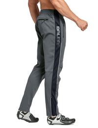Herren Fahrradhose Thermo Fleece Wasserdicht Radhose Warm Wanderhose Lang Radlerhose für Winter Outdoor Radfahren