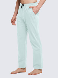 Herren Baumwolle Freizeithose Gerades Bein Sporthose Herren Lang mit Taschen