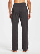 Herren Baumwolle Freizeithose Gerades Bein Sporthose Herren Lang mit Taschen