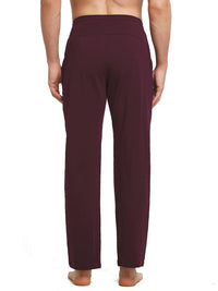 Herren Baumwolle Freizeithose Gerades Bein Sporthose Herren Lang mit Taschen