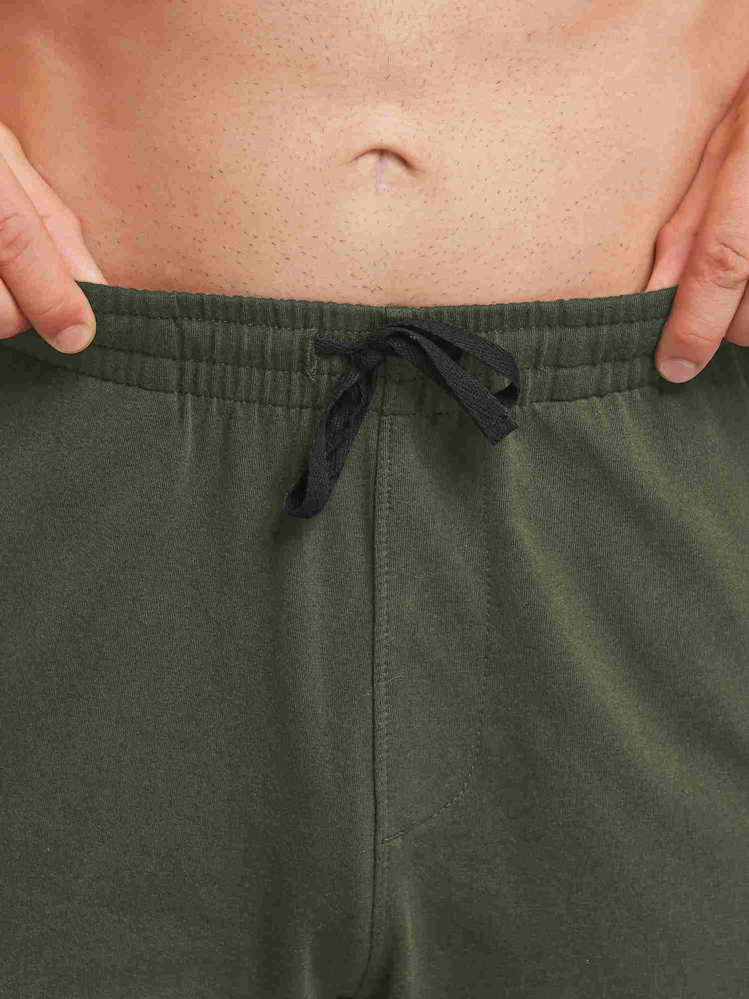 Herren Baumwolle Freizeithose Gerades Bein Sporthose Herren Lang mit Taschen