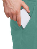 Herren Baumwolle Freizeithose Gerades Bein Sporthose Herren Lang mit Taschen