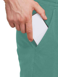 Herren Baumwolle Freizeithose Gerades Bein Sporthose Herren Lang mit Taschen