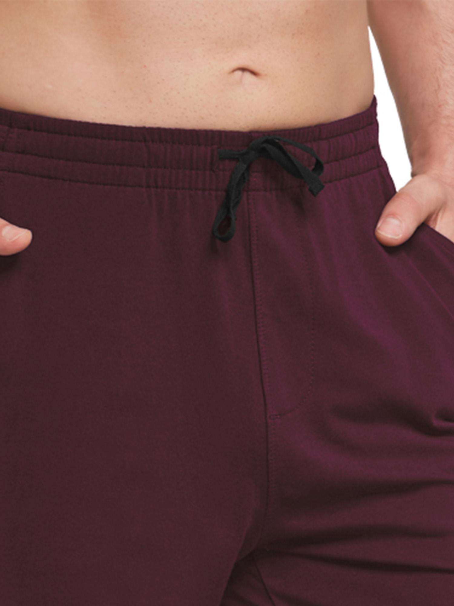 Herren Baumwolle Freizeithose Gerades Bein Sporthose Herren Lang mit Taschen