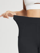 Damen Winter-Reithose Fleece-Reithose Vollbesatz Taschen Leggings