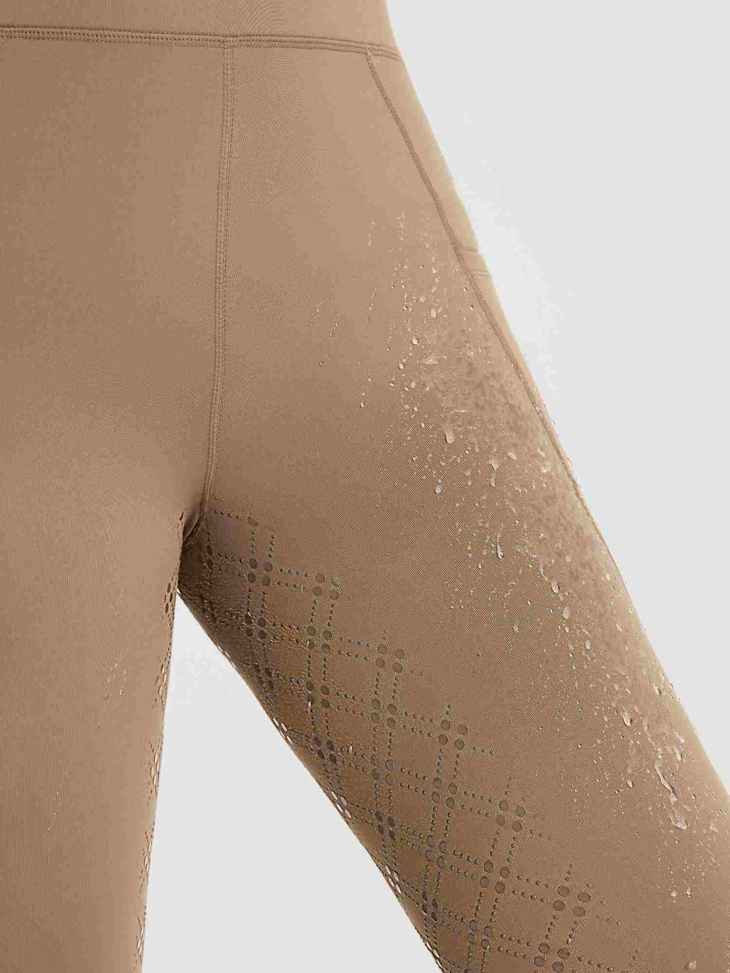 Damen Winter-Reithose Fleece-Reithose Vollbesatz Taschen Leggings