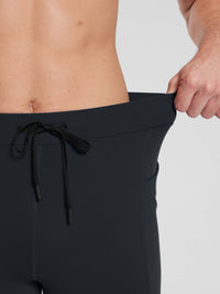 Herren Fleece Gefütterte mit Taschen 30" Thermohose Radlerhose Wasserdichte Laufhose