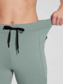 Herren Fleece Gefütterte mit Taschen 30" Thermohose Radlerhose Wasserdichte Laufhose