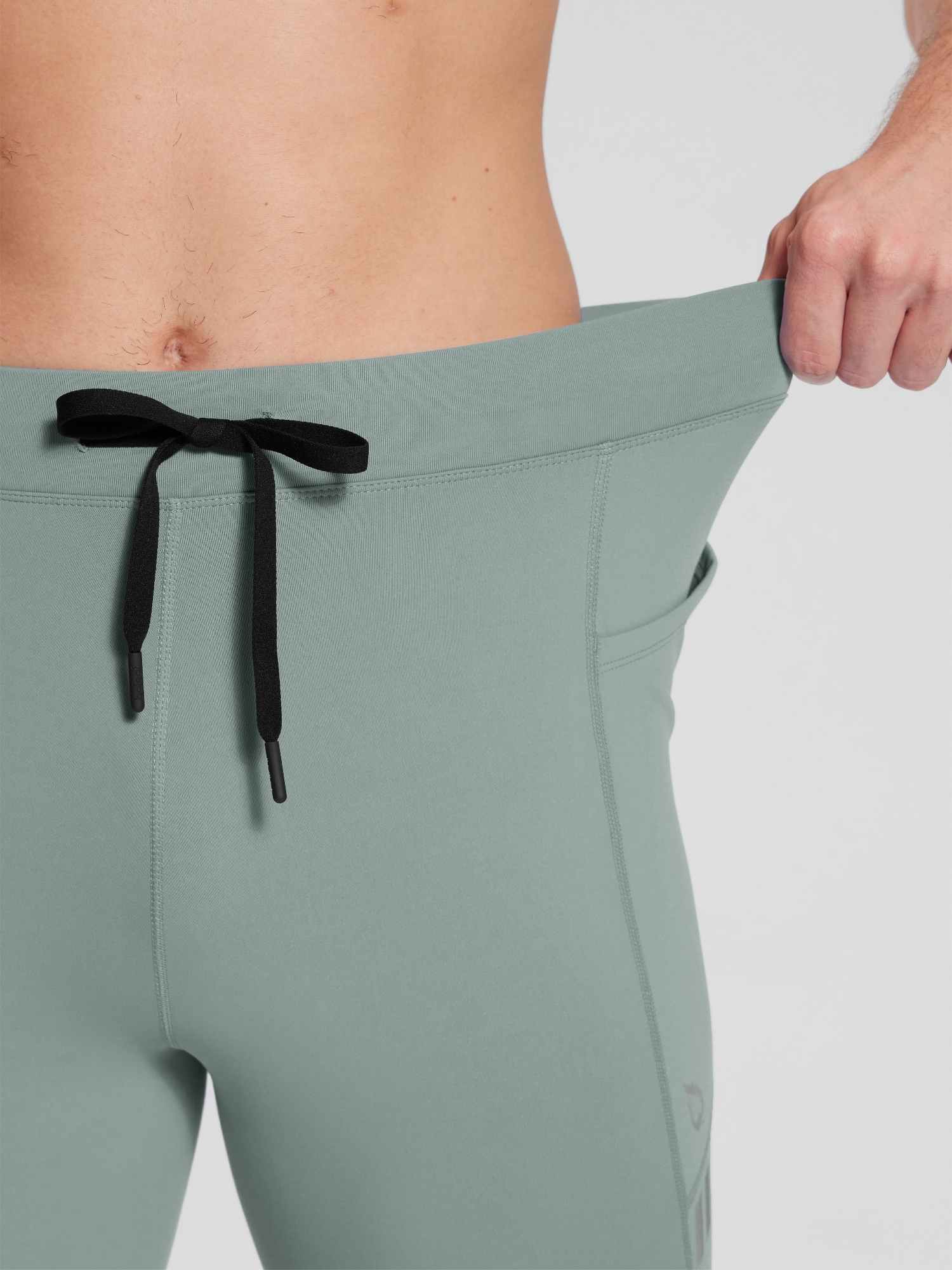 Herren Fleece Gefütterte mit Taschen 30" Thermohose Radlerhose Wasserdichte Laufhose