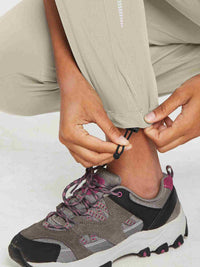 Damen Wanderhosen Schnelltrocknend Wasserabweisend Leichte Jogginghose für alle Jahreszeiten Elastische Taille