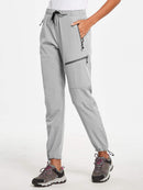 Damen Wanderhosen Schnelltrocknend Wasserabweisend Leichte Jogginghose für alle Jahreszeiten Elastische Taille