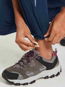 Damen Wanderhosen Schnelltrocknend Wasserabweisend Leichte Jogginghose für alle Jahreszeiten Elastische Taille