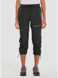 Damen Wanderhosen Schnelltrocknend Wasserabweisend Leichte Jogginghose für alle Jahreszeiten Elastische Taille