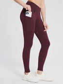 Thermo Wanderhose mit Taschen Hohe Taille Wasserabweisend Leggings