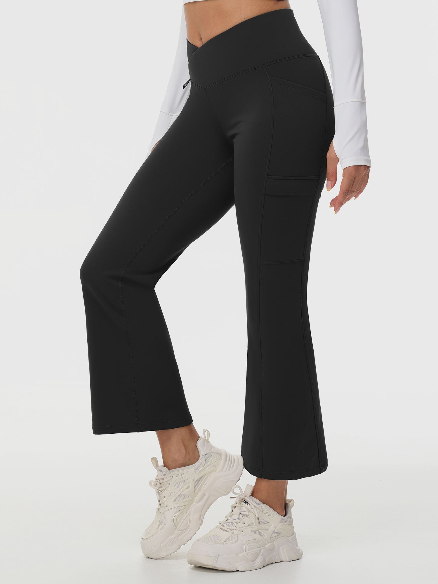 27" Wasserdichte Outdoor-Wanderhose mit Schlaghosen und Taschen