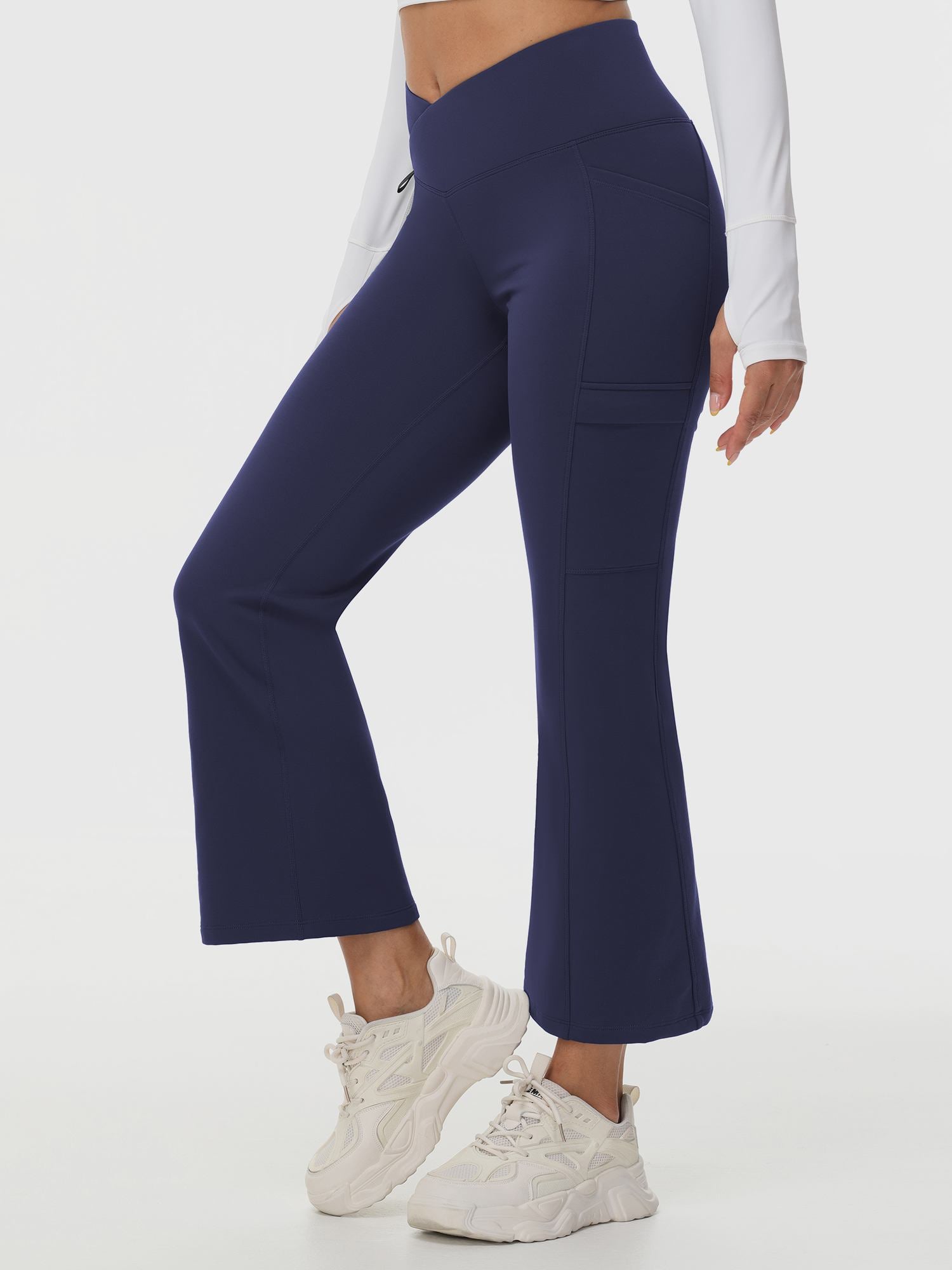 27" Wasserdichte Outdoor-Wanderhose mit Schlaghosen und Taschen