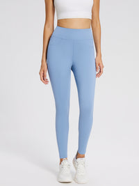 Fleece gefütterte Leggings Frauen thermische warme hohe Taille Tummy Control Workout Laufhosen mit Taschen Jeggings