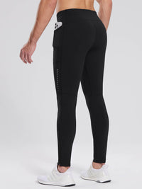Herren Sporthose Winter Trainingshose Atmungsaktiv und Lang Tight Laufhose