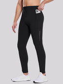 Herren Sporthose Winter Trainingshose Atmungsaktiv und Lang Tight Laufhose