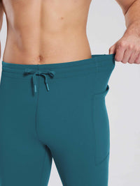 Herren Sporthose Winter Trainingshose Atmungsaktiv und Lang Tight Laufhose