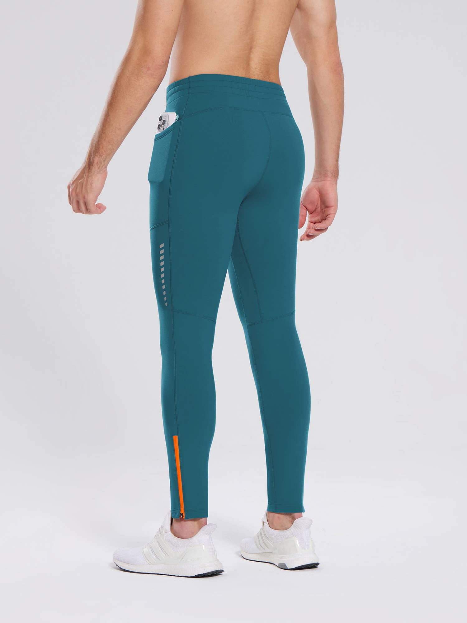 Herren Sporthose Winter Trainingshose Atmungsaktiv und Lang Tight Laufhose