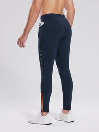 Herren Sporthose Winter Trainingshose Atmungsaktiv und Lang Tight Laufhose