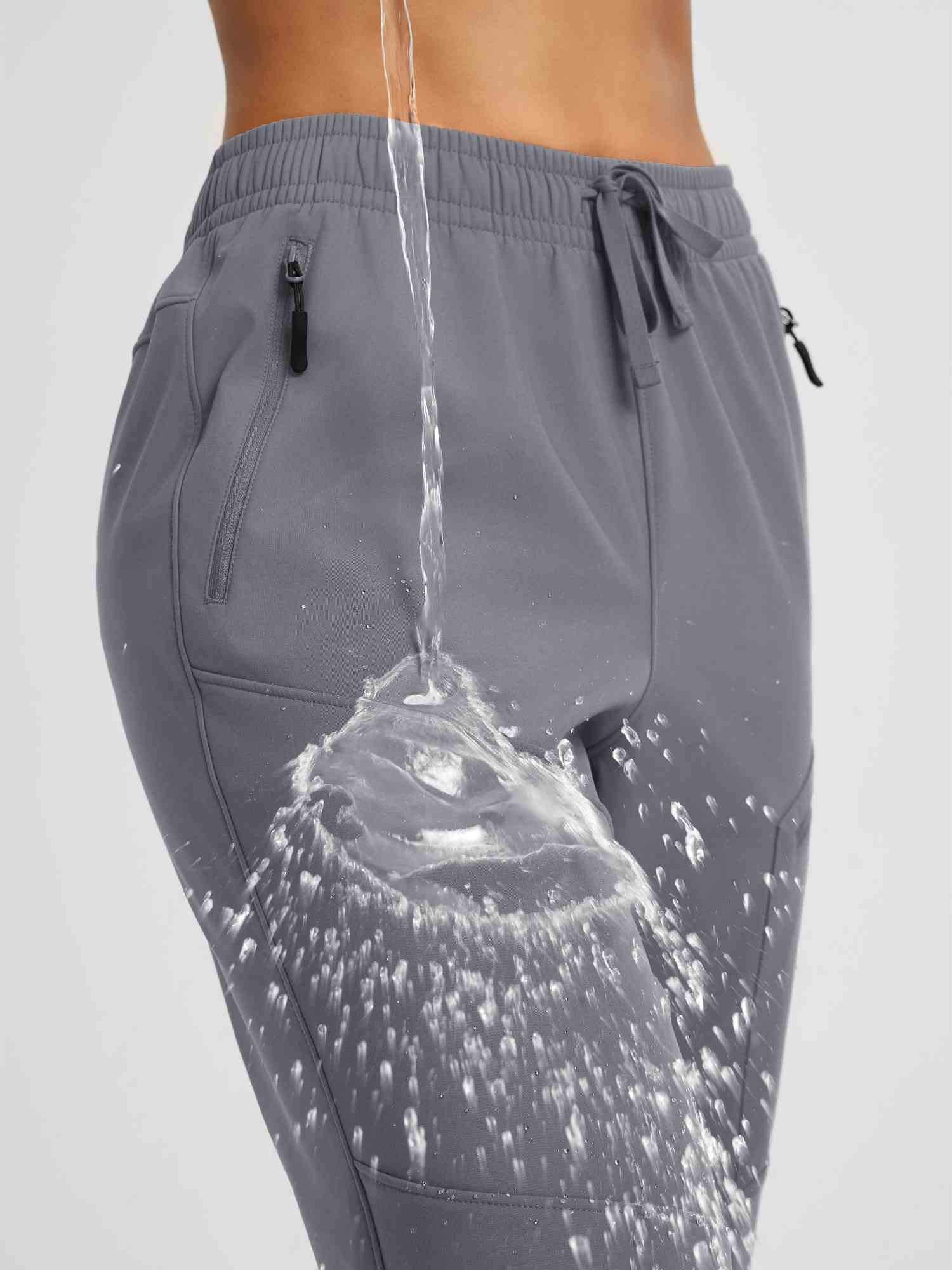 Softshell-Hose für Damen mit geradem Bein und Reißverschlusstaschen