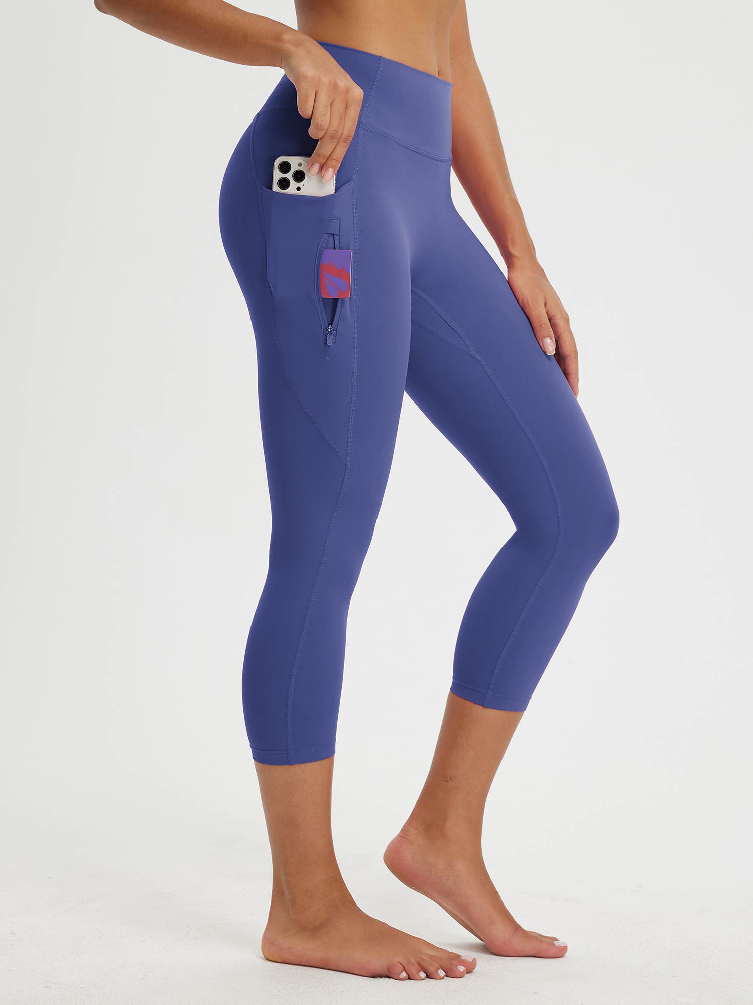 Damen 21"Capri-Leggings mit hoher Taille