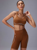 Freeleaf Stamp Duty Sports Bra Thin Straps