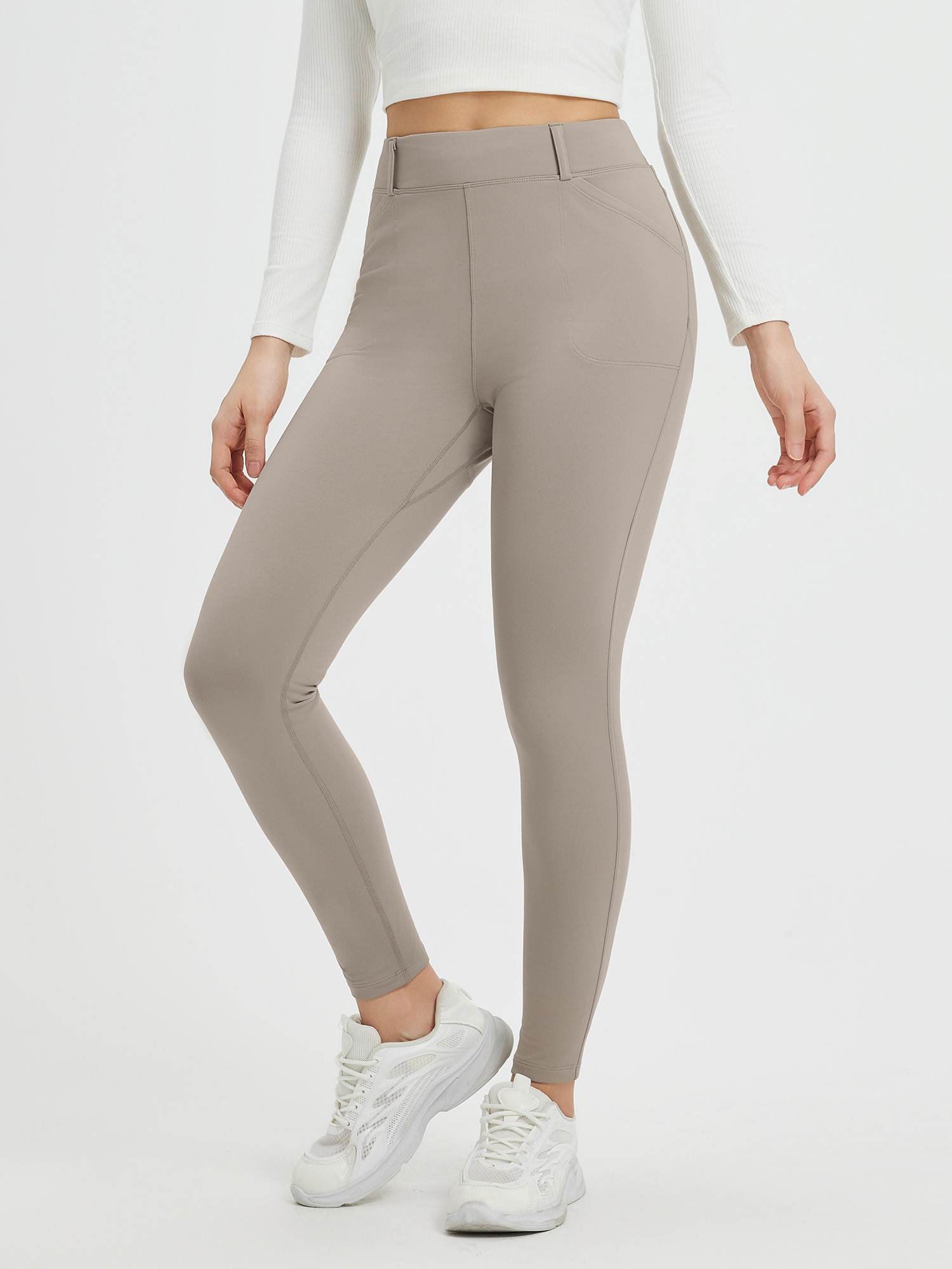 Yoga-Leggings für Damen mit mehreren Taschen und hoher Taille